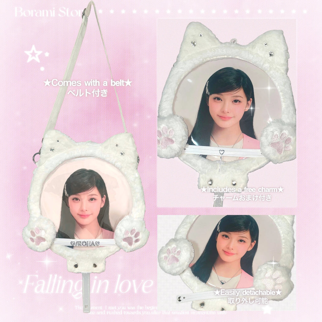 Picket Cover うちわカバー うちわケース whitecat.ver ♡