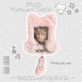 ♡もこもこ ネームタグ トレカケース トレカホルダー ストラップ付き‎♡Pinkcat.ver