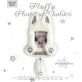 ♡もこもこ ネームタグ トレカケース トレカホルダー ストラップ付き‎♡Whitewolf.ver