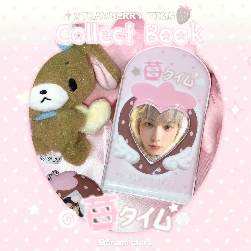 ♡°｡ 1段タイプ 苺タイム コレクトブック トレカケース Chocolate.Ver*ﾟ♡