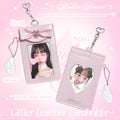 ★Glitter Leather Cardholder グリッターレザー 両面カードホルダー Pink.ver★