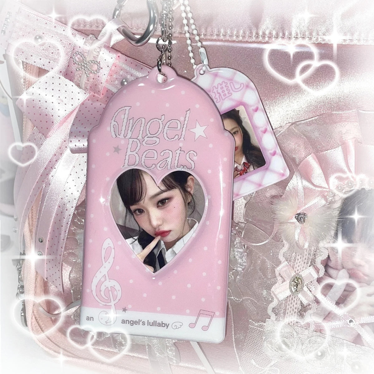 ♡°｡ トレカケース Angel Beats pink.ver ｡°♡