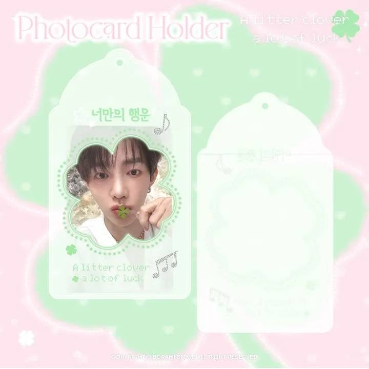 ♡°｡ トレカホルダー トレカケース トレカ入れ Lucky Clover.ver｡°♡