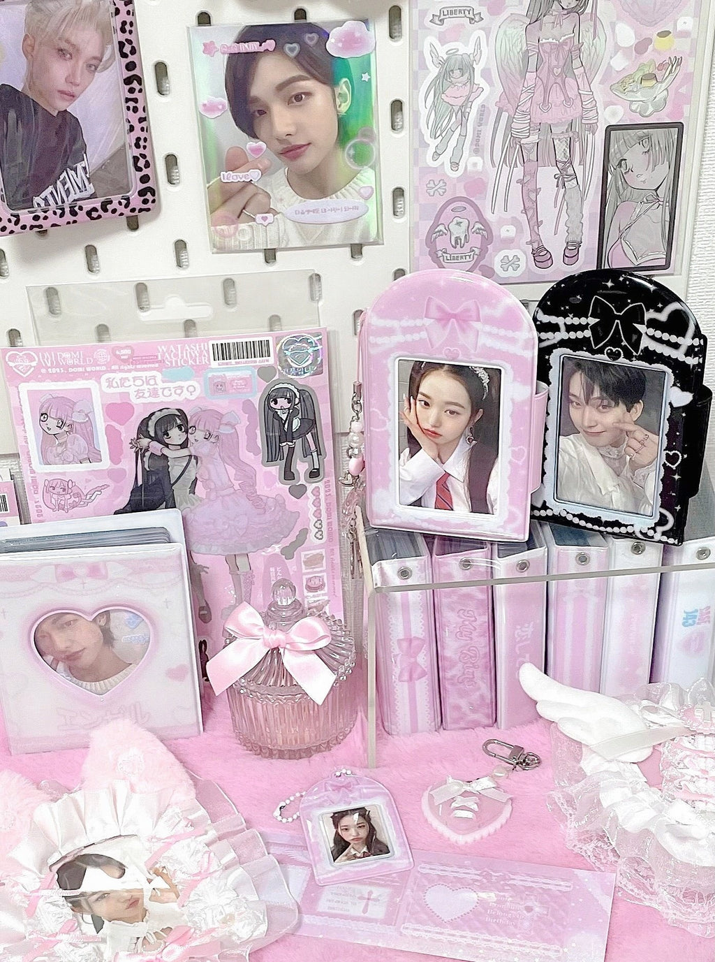 ♡°｡ 1段タイプ Collectbook MY LOVE コレクトブック トレカケース pink.ver♡