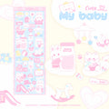 ♡°｡ MY BABY ホログラム入り デコ ステッカー *ﾟ♡
