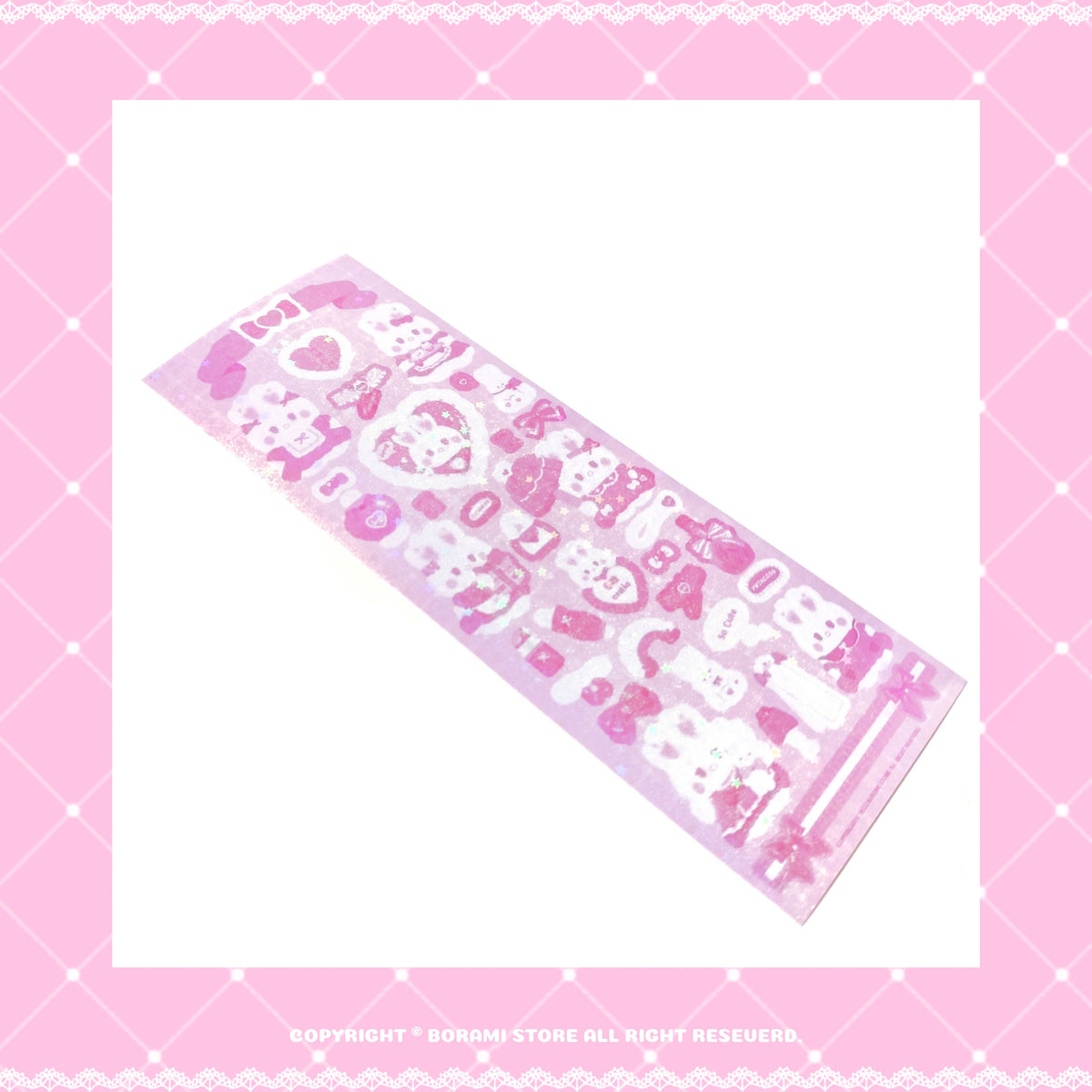 ♡°｡ PRINCESS プリンセスうさちゃん ホログラムステッカー*ﾟ♡