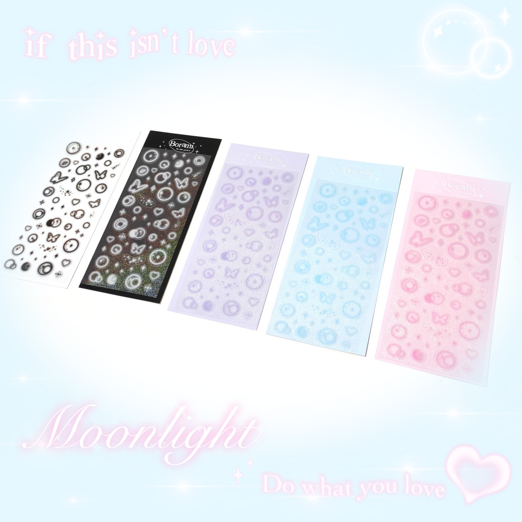 ♡°｡ MOONLIGHT STICKER ホログラム入り ステッカー *ﾟ♡
