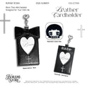 ♡°｡ レザーカードホルダーLeather Cardholder Black.ver*ﾟ♡