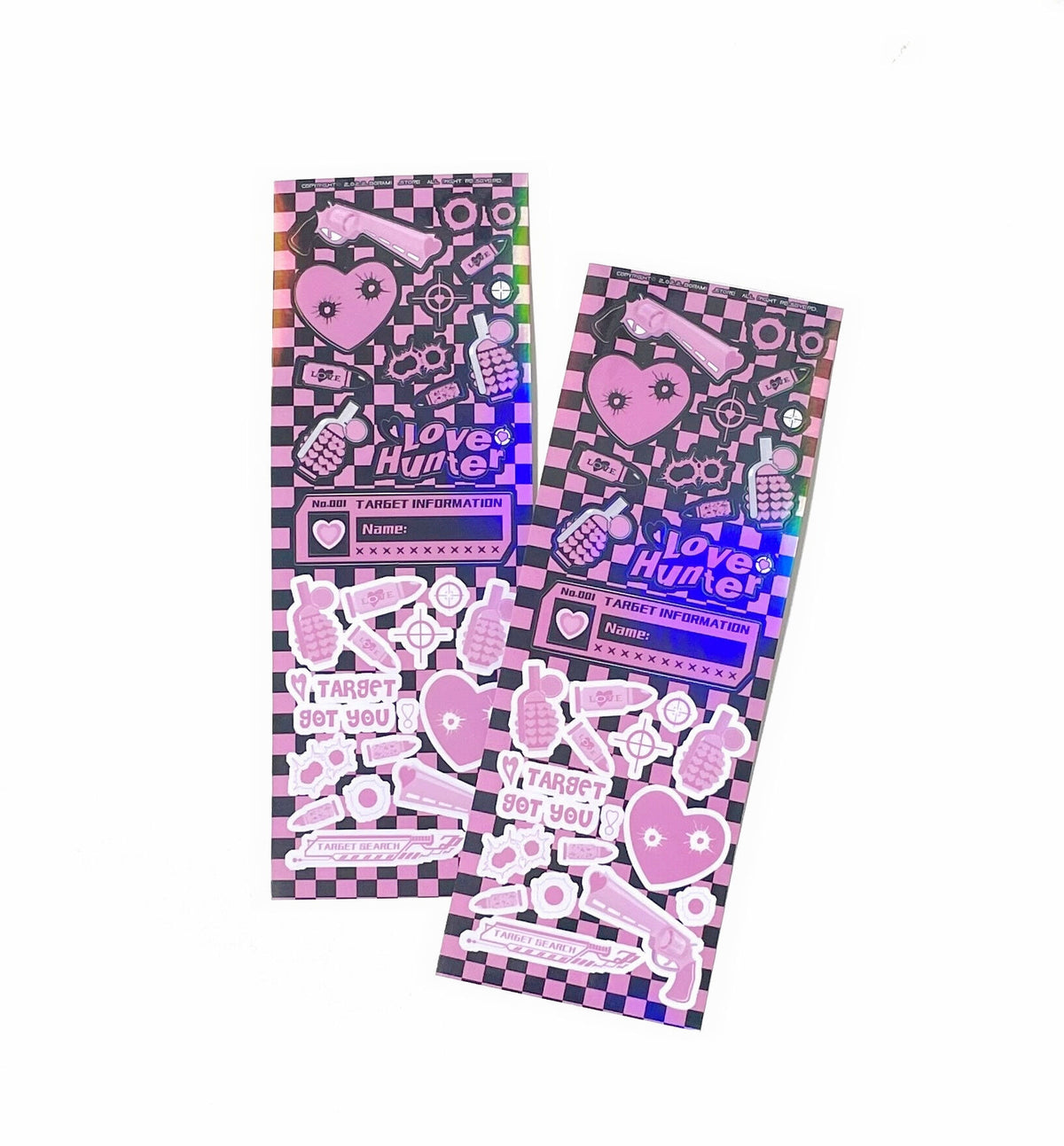 ♡°｡ラブハンター ステッカー デコステッカー*ﾟ♡