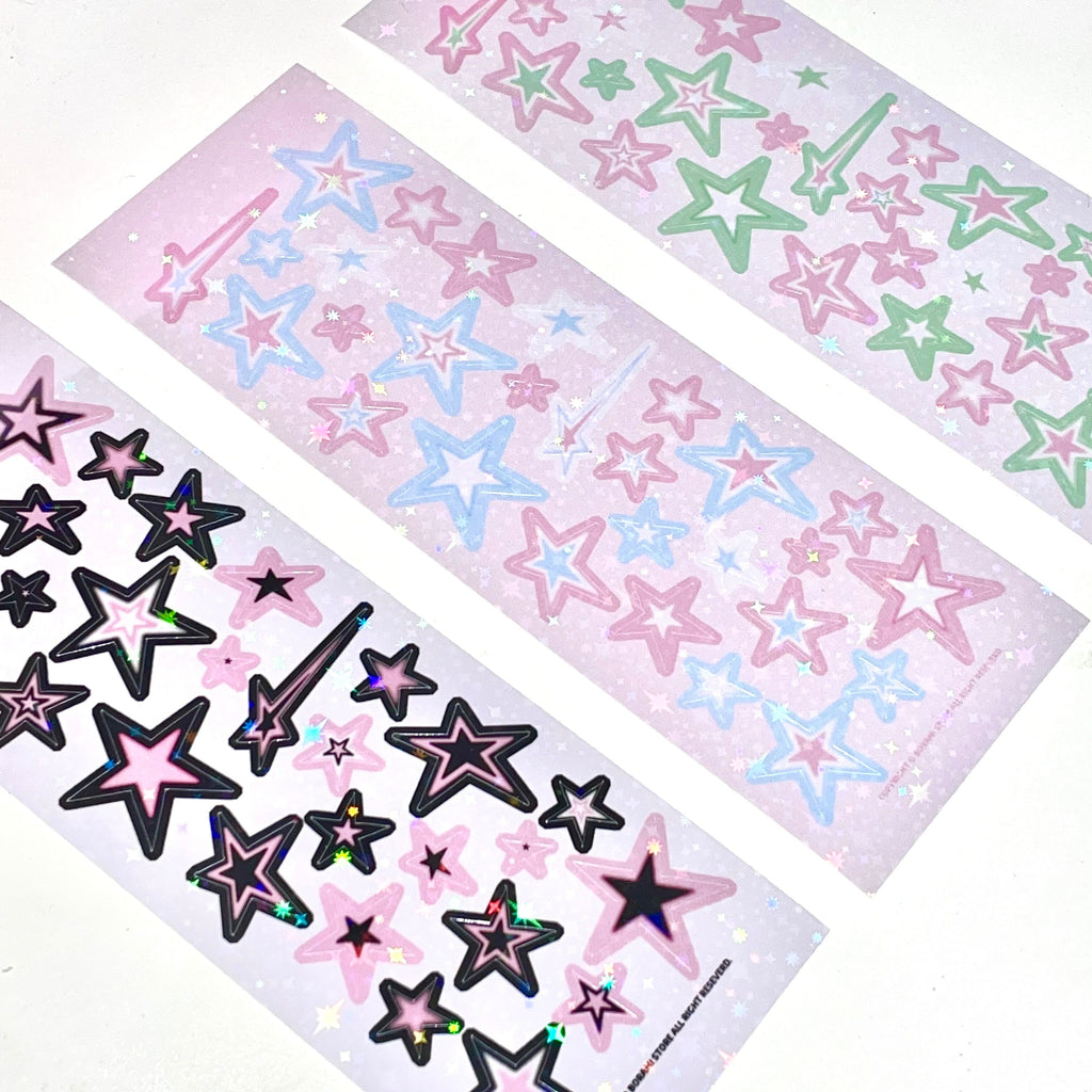 ♡°｡ My shining star ホログラム入り デコ シール ステッカー*ﾟ♡