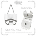 ♡°｡ リボン マルチミニポーチ Ribbon Multi Mini Pouch White.ver｡°♡