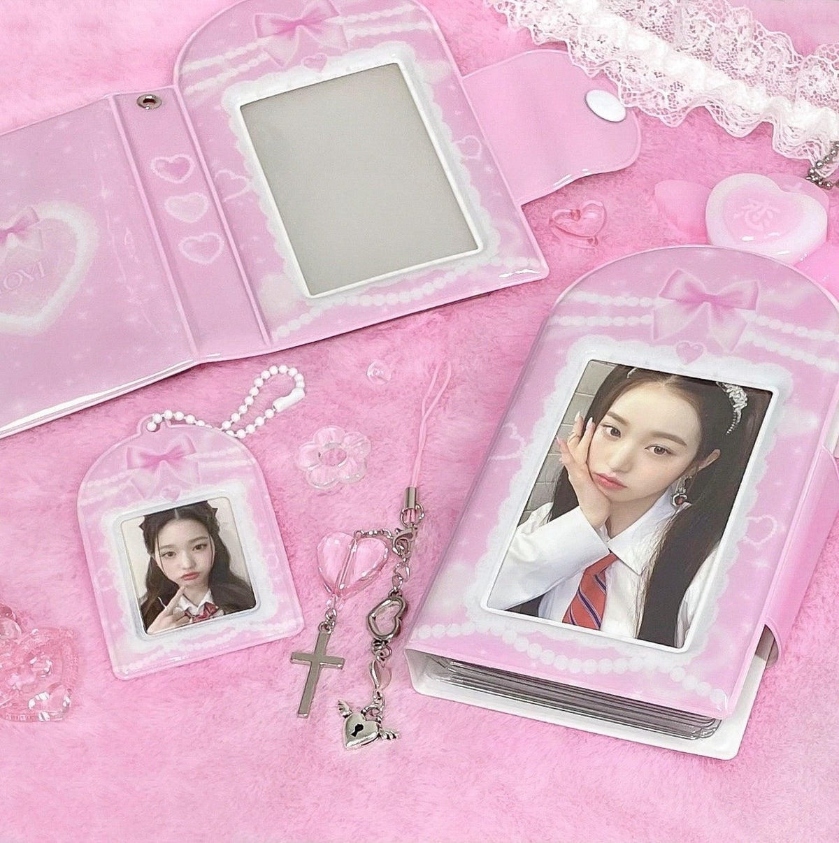 ♡°｡ 1段タイプ Collectbook MY LOVE コレクトブック トレカケース pink.ver♡