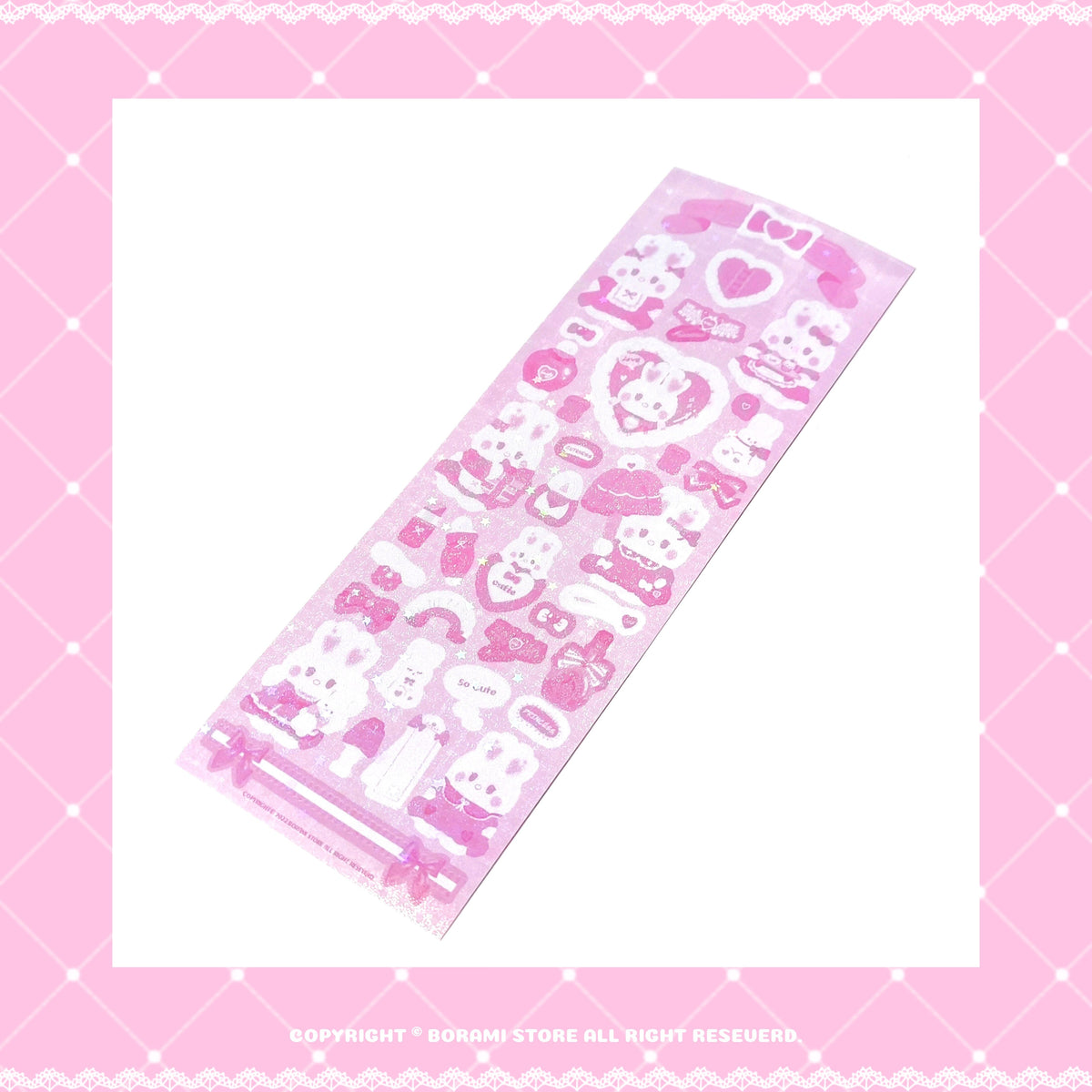 ♡°｡ PRINCESS プリンセスうさちゃん ホログラムステッカー*ﾟ♡