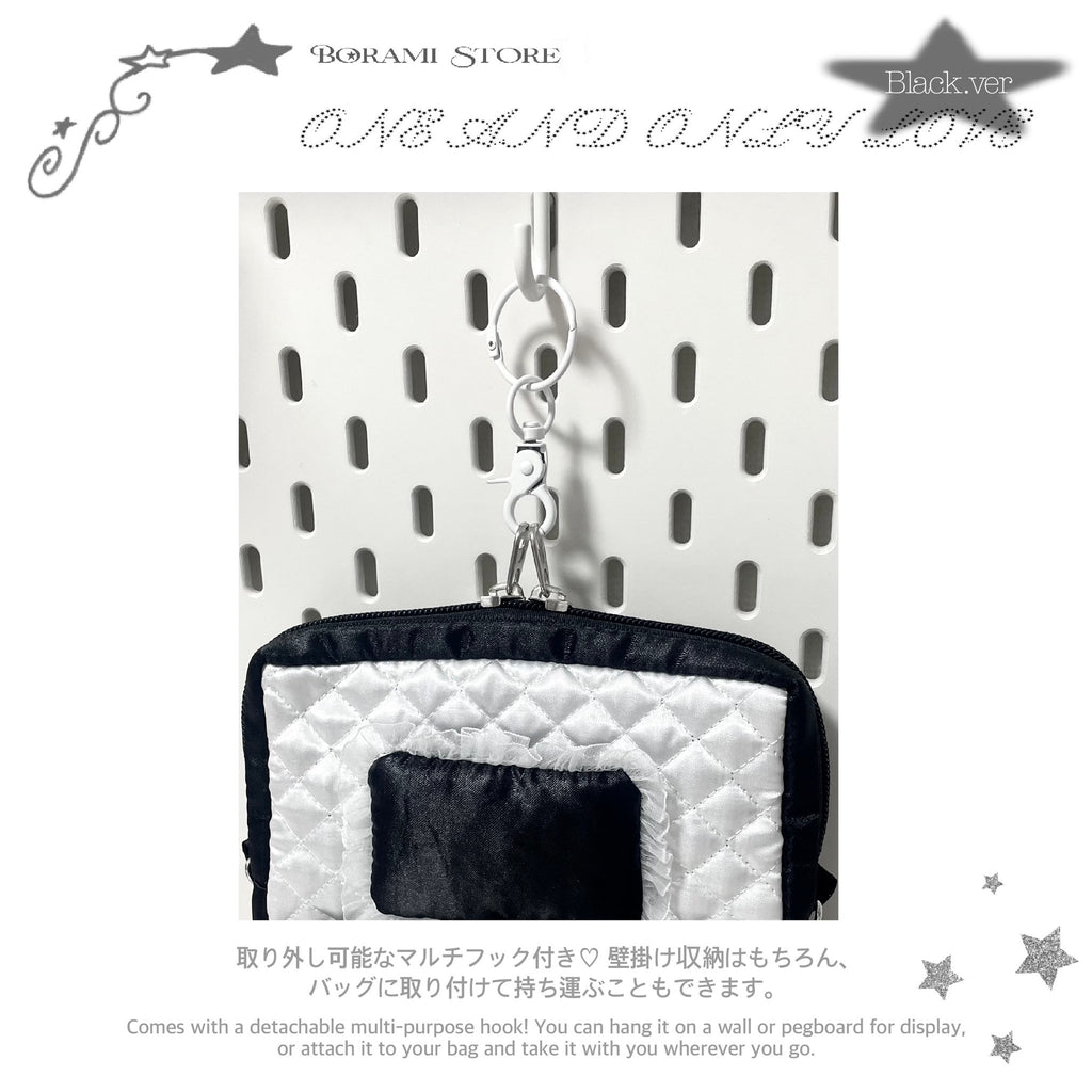 ♡°｡ Moon Dream Doll Pouchぬいポーチ 収納ポーチ Black.ver｡°♡