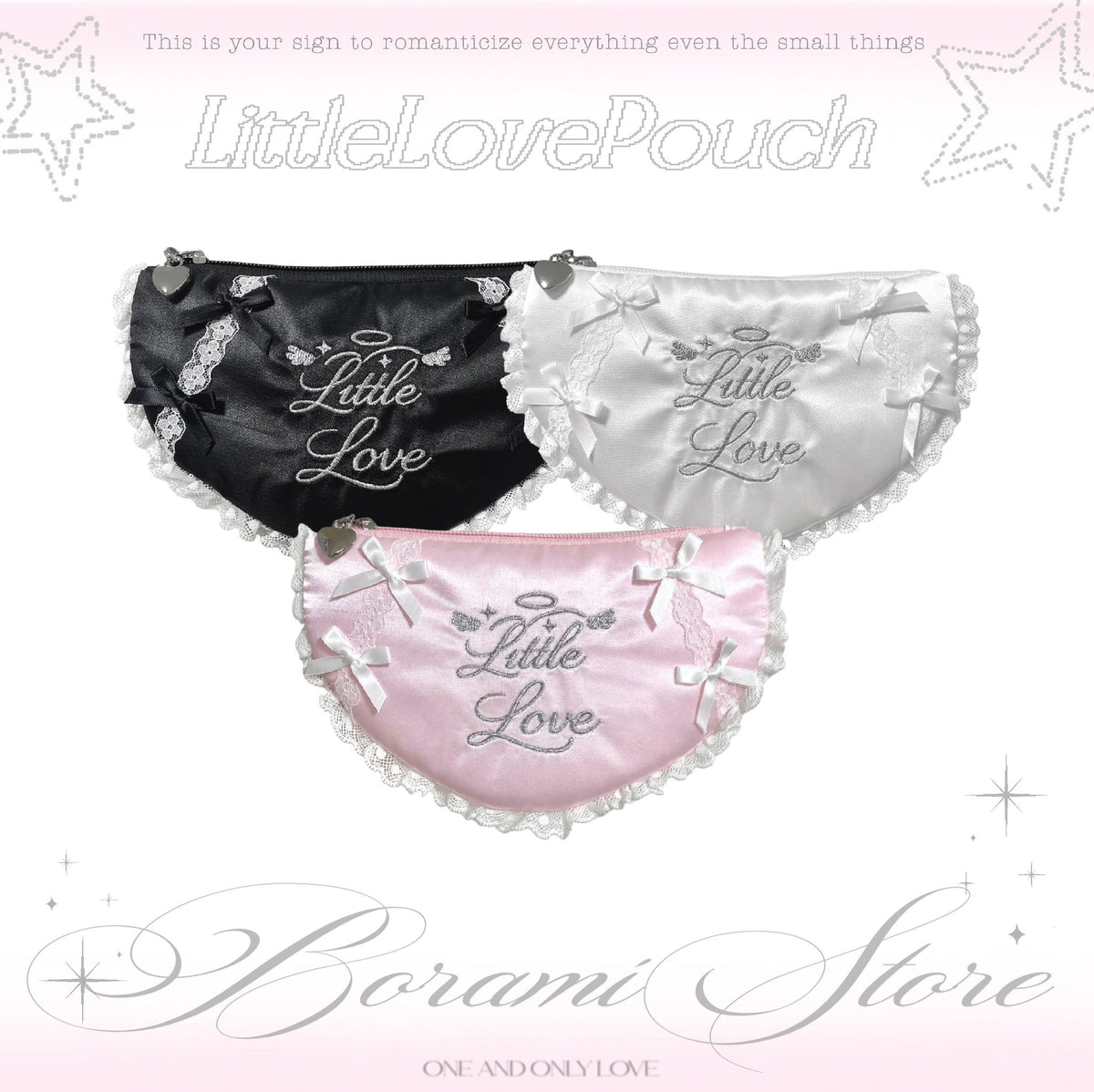 ♡°｡ Little love Pouch 小物ポーチ 収納ポーチ 選べる3種類♡