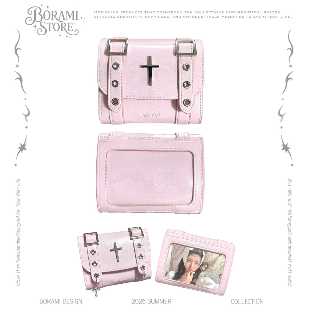 ♡レザーマルチケース Leather Multi Card Case Pink.ver♡