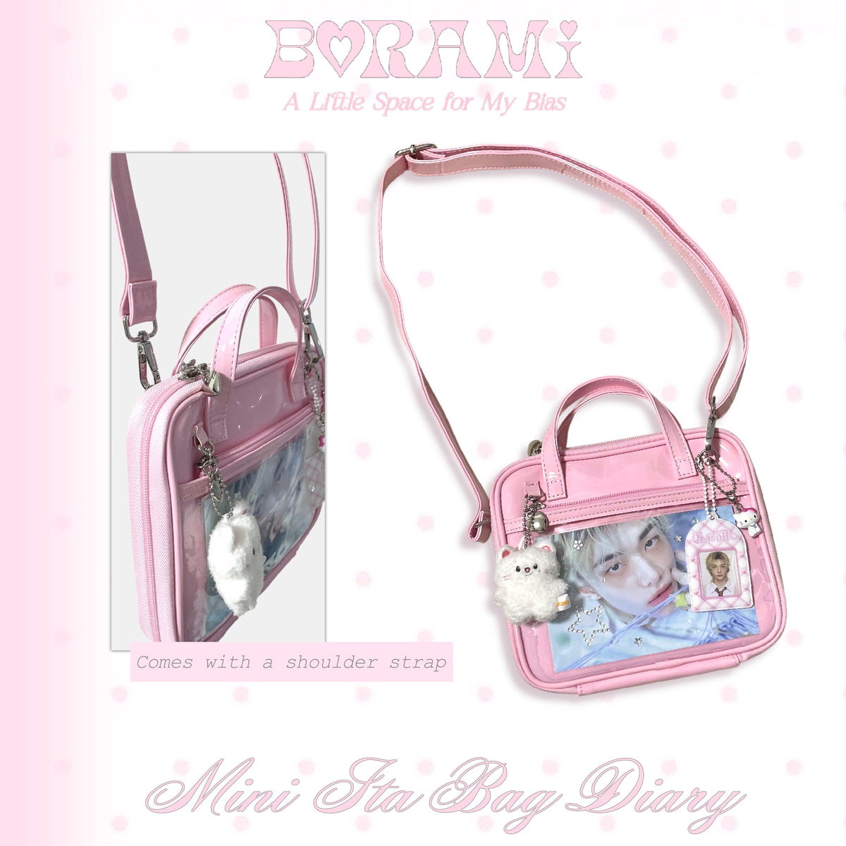 🎀ミニ痛バッグ手帳 ピンクver.🎀