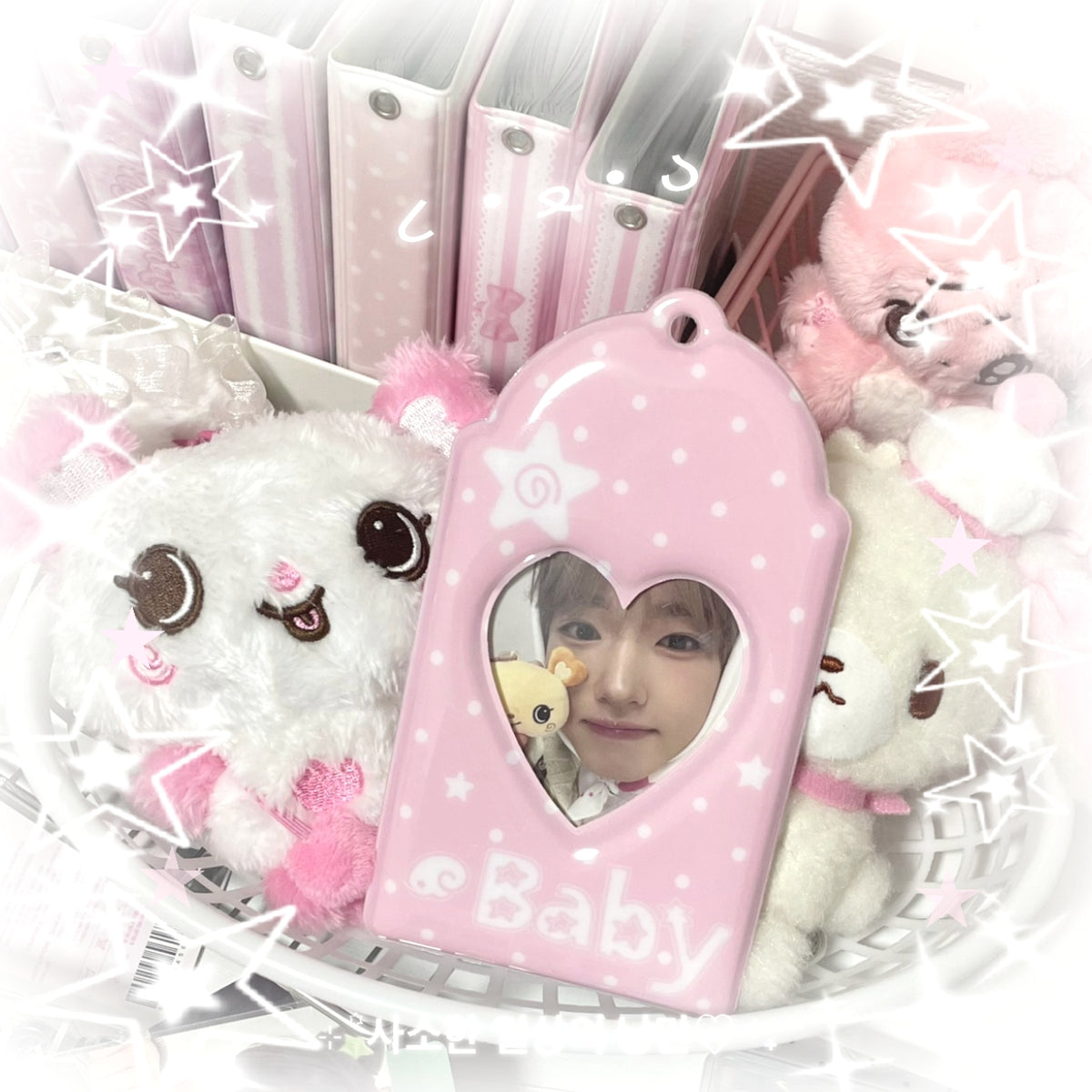 ♡°｡ PHOTOCARD HOLDER Babyトレカケース トレカ入れ Pink.ver/Blue.ver｡°♡