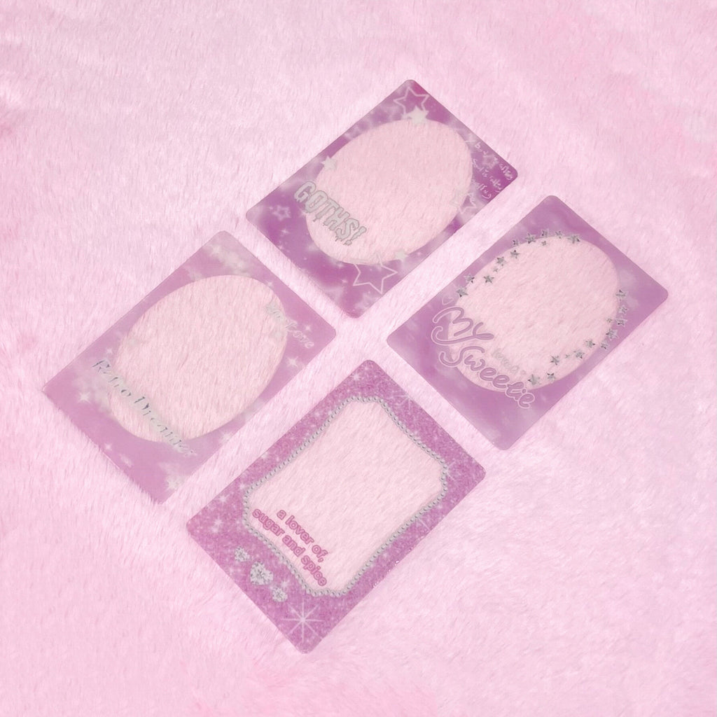 ♡°｡ Photocard Frame レトロラブ トレカフレーム 4枚セット *ﾟ♡