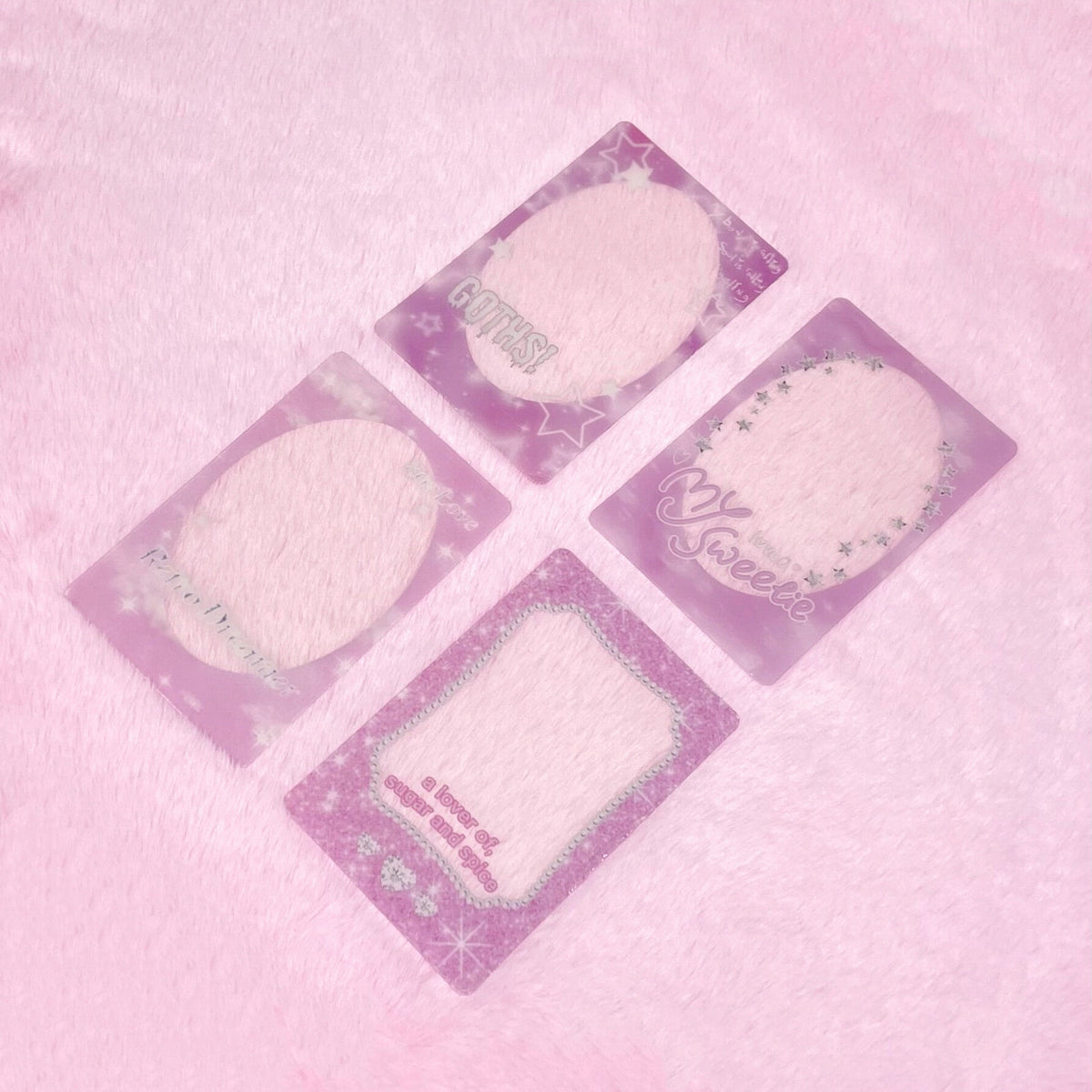 ♡°｡ Photocard Frame レトロラブ トレカフレーム 4枚セット *ﾟ♡
