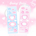 ♡°JUICY JELLY ホログラム入りデコステッカー 選べる2色*ﾟ♡