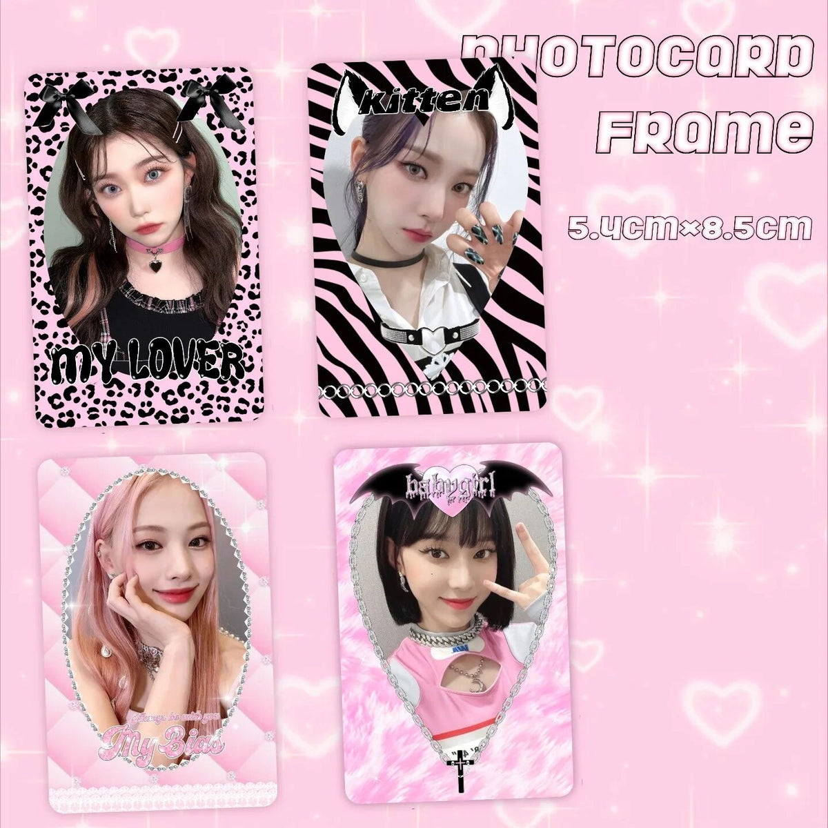 ♡°｡ Photocard Frame キトゥンラブ トレカフレーム 4枚セット*ﾟ♡