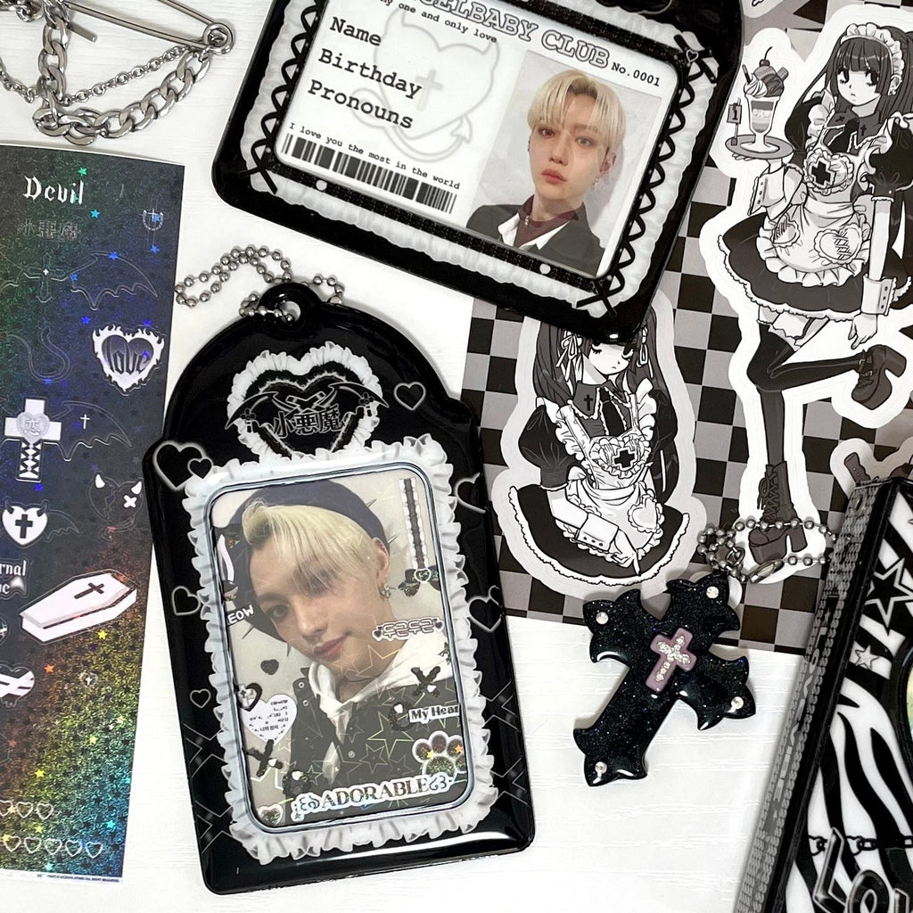 ♡°｡  PHOTOCARD HOLDER 小悪魔 トレカホルダー トレカケース ♡