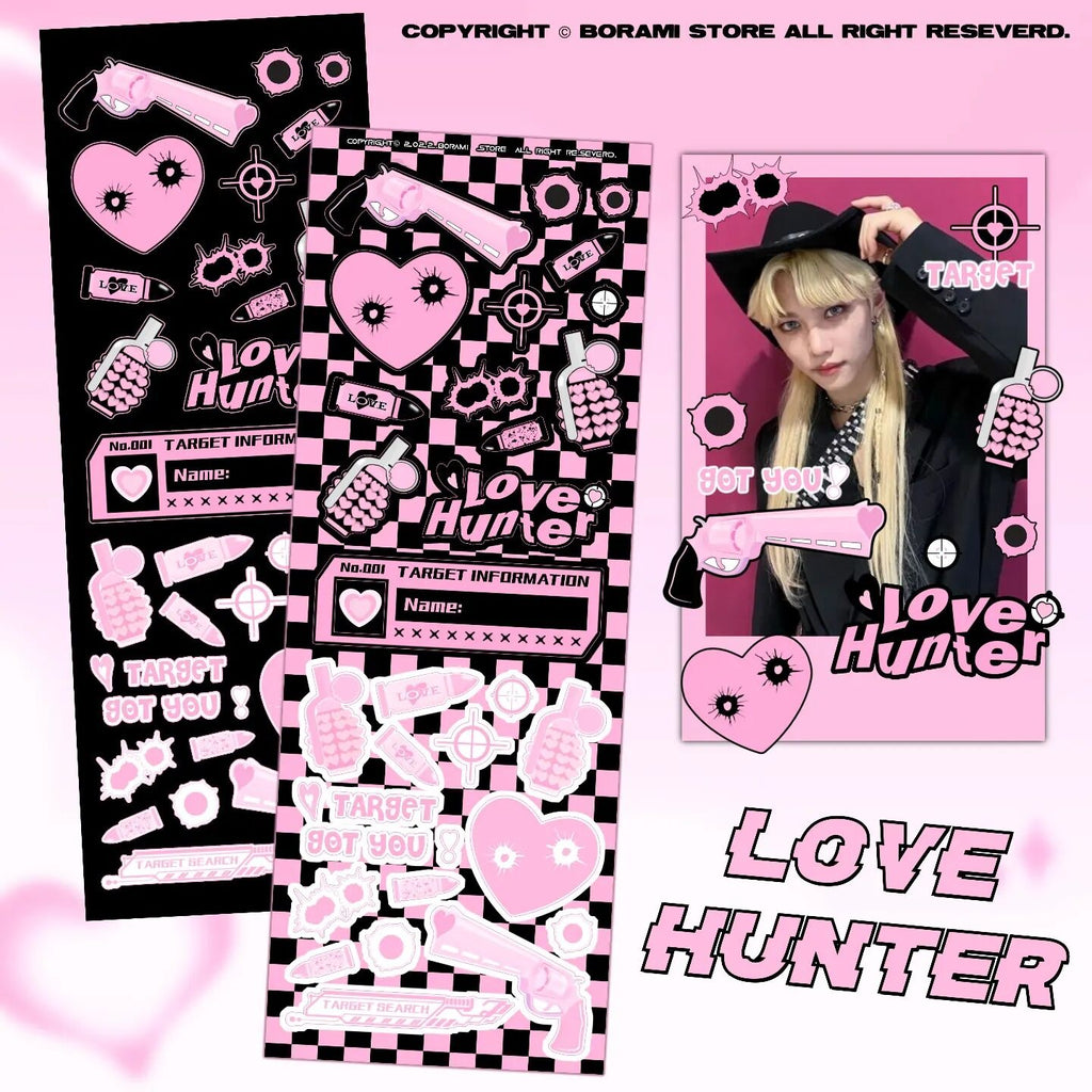 ♡°｡Love Hunter Sticker デコ ステッカー*ﾟ♡
