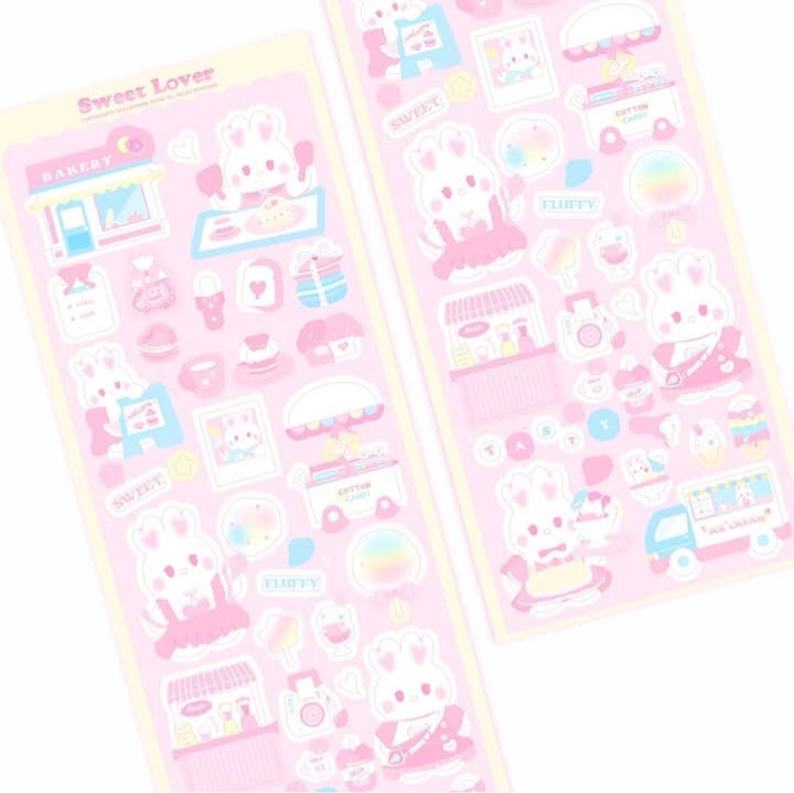 ♡°｡ SWEET LOVER ホログラム入りデコステッカー *ﾟ♡