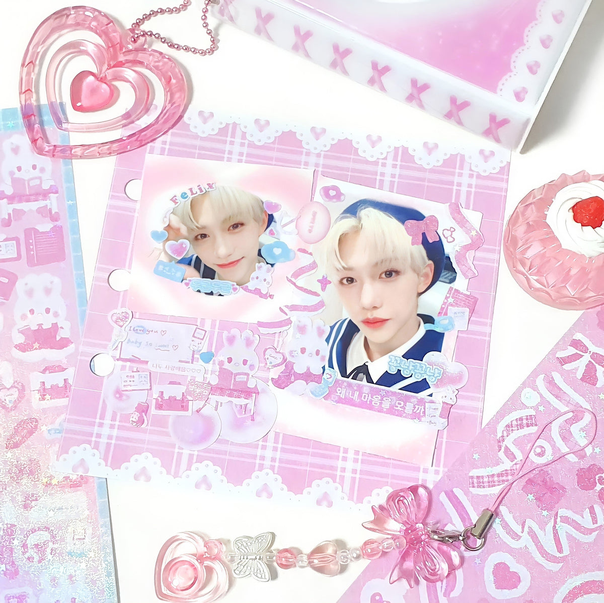 ♡°｡ SCHOOL LIFE ホログラム入りデコステッカー *ﾟ♡