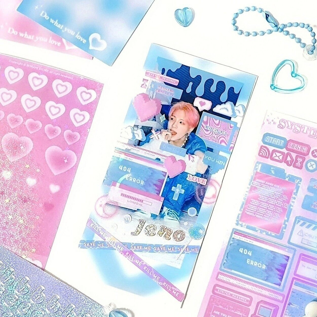 ✧︎°｡CYBER WORLD ホログラムデコステッカー 選べる4色 *ﾟ✧︎