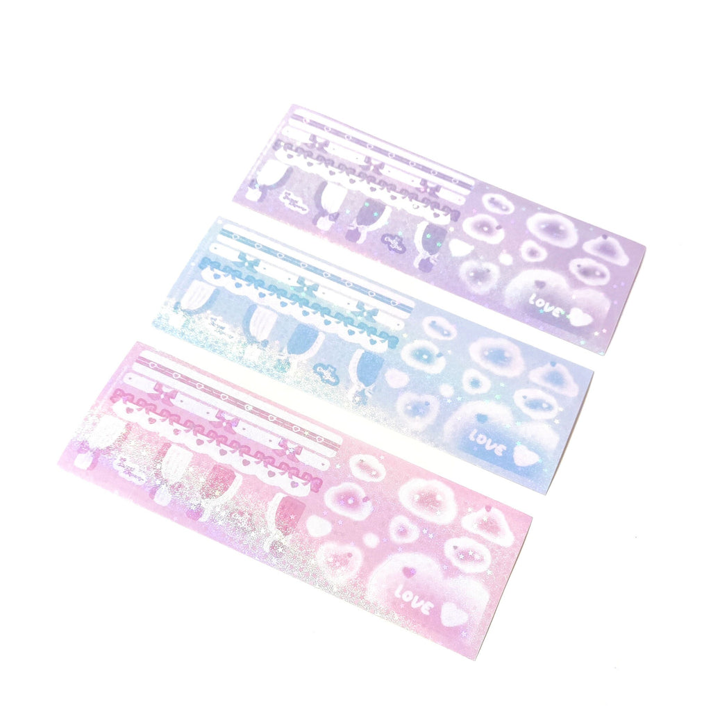 ♡°｡ CUTIE PIE ホログラム入りデコステッカー 選べる3色*ﾟ♡