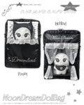 ♡°｡ Moon Dream Doll Pouchぬいポーチ 収納ポーチ Black.ver｡°♡