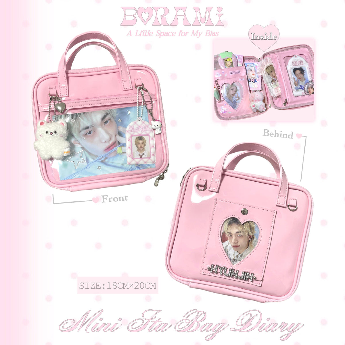 🎀ミニ痛バッグ手帳 ピンクver.🎀