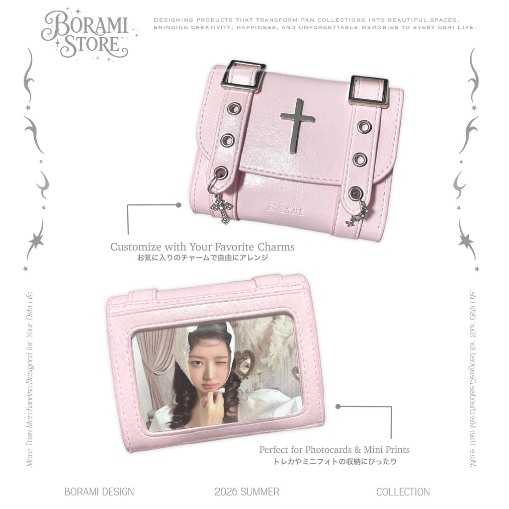 ♡レザーマルチケース Leather Multi Card Case Pink.ver♡